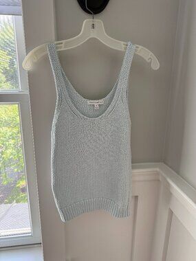 Banana Republic Sweater Tank Top (Light Blue)